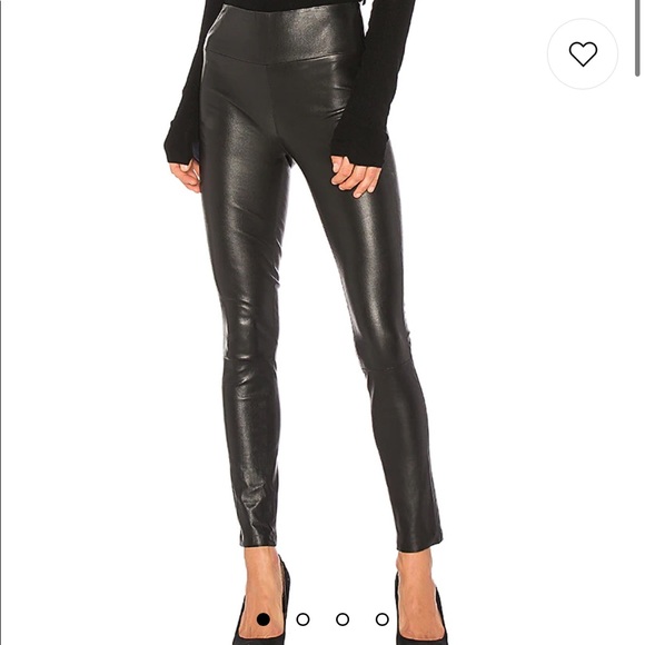 SPRWMN Pants - New SPRWMN High Waist Ankle Leather Legging in Black